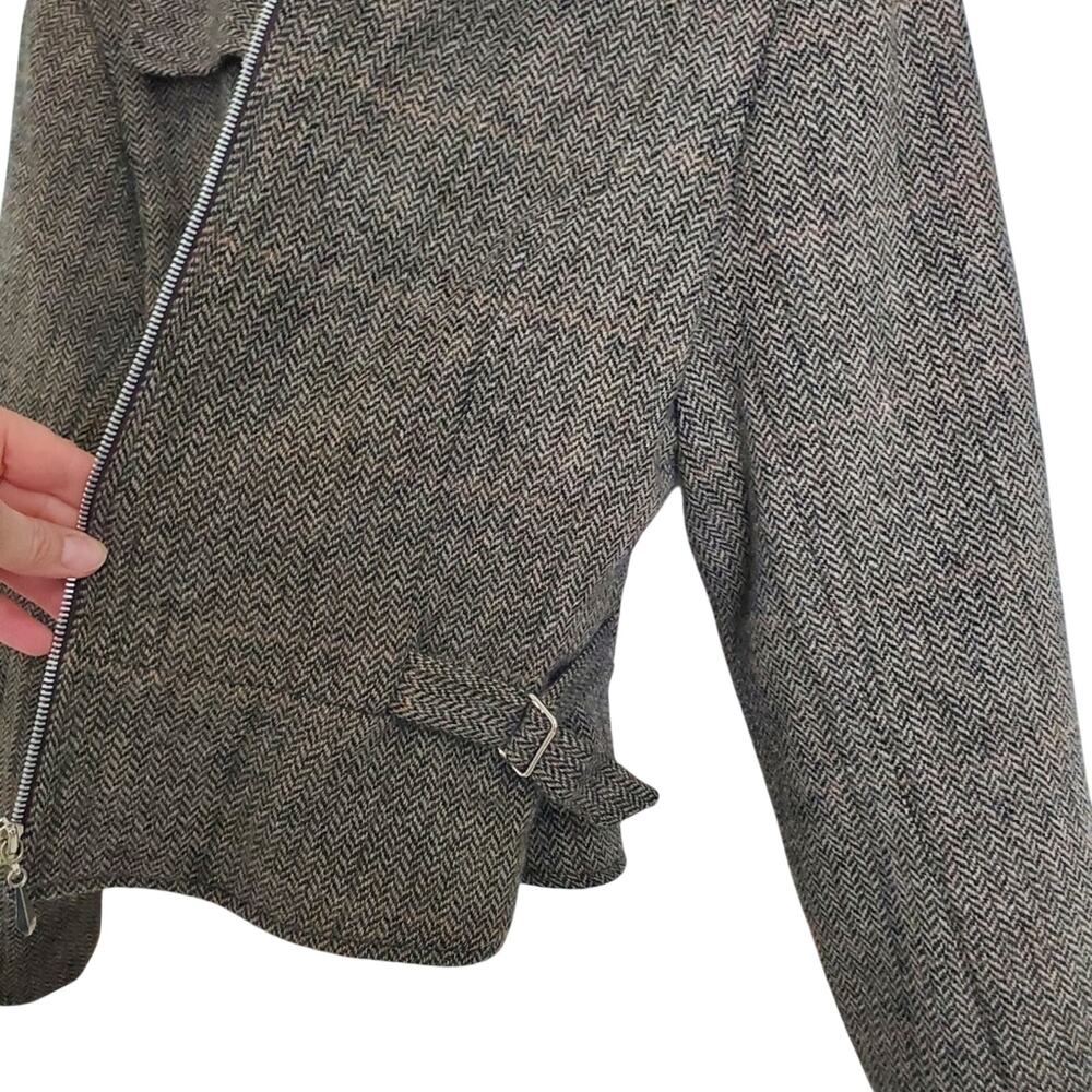 Vintage International Scene Womens Tweed Jacket Sz 9/10 Equestrian Acedemia - Picture 6 of 9